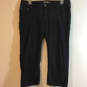 So Black Pant Jean Capri 9 Juniors